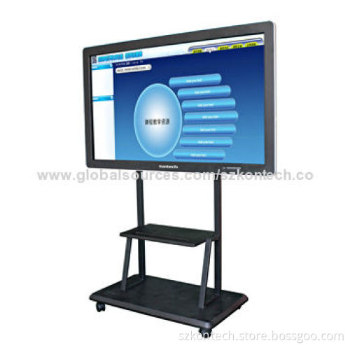 85-inch LCD Touch Screen All-in-one PC, Supports DVD, Movable Stand with VESA Mounting